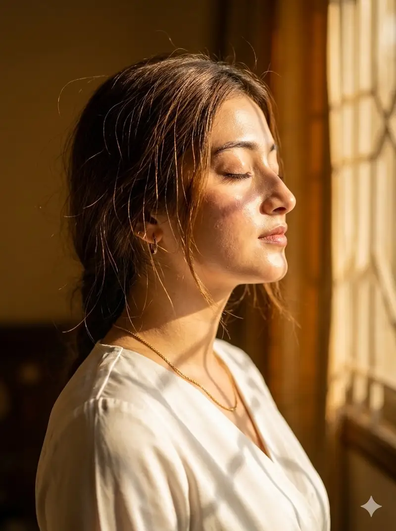 پیش‌نمایش پرتره سینمایی زیر نور طلایی خورشید