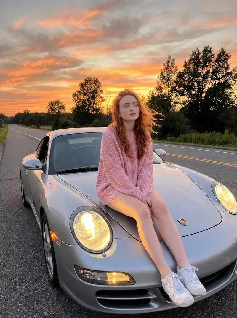 Preview of Cinematic Sunset Lifestyle Photo Prompt for Nano Banana Pro