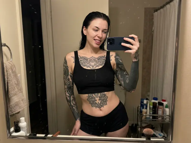 Preview of Raw iPhone Mirror Selfie Realism