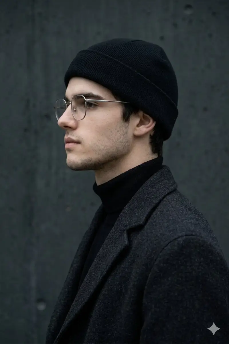 Preview of Minimalist Side-Profile Portrait for Character Consistency
