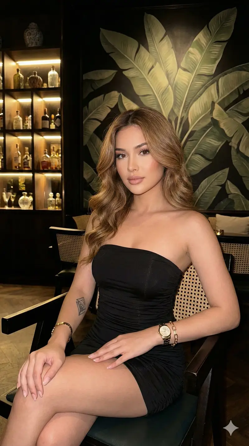 Preview of Ultra-realistic portrait in a luxury lounge