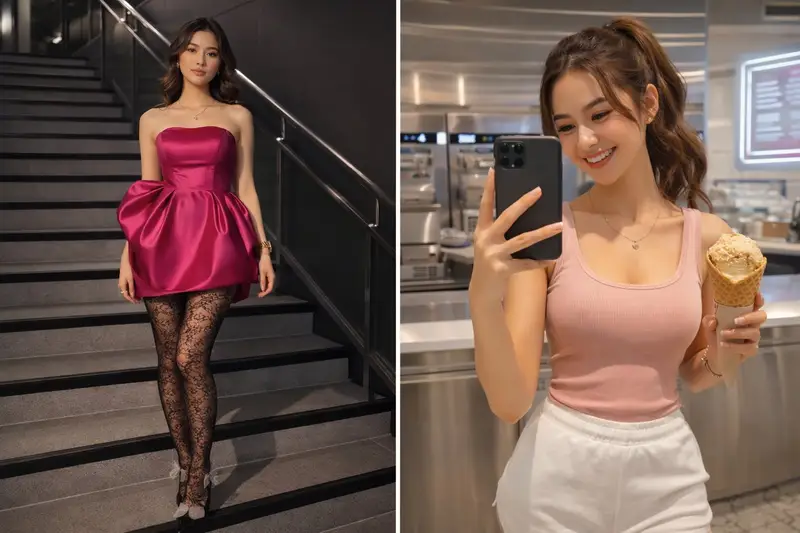 Preview of Dual Persona Fashion and Lifestyle Prompts