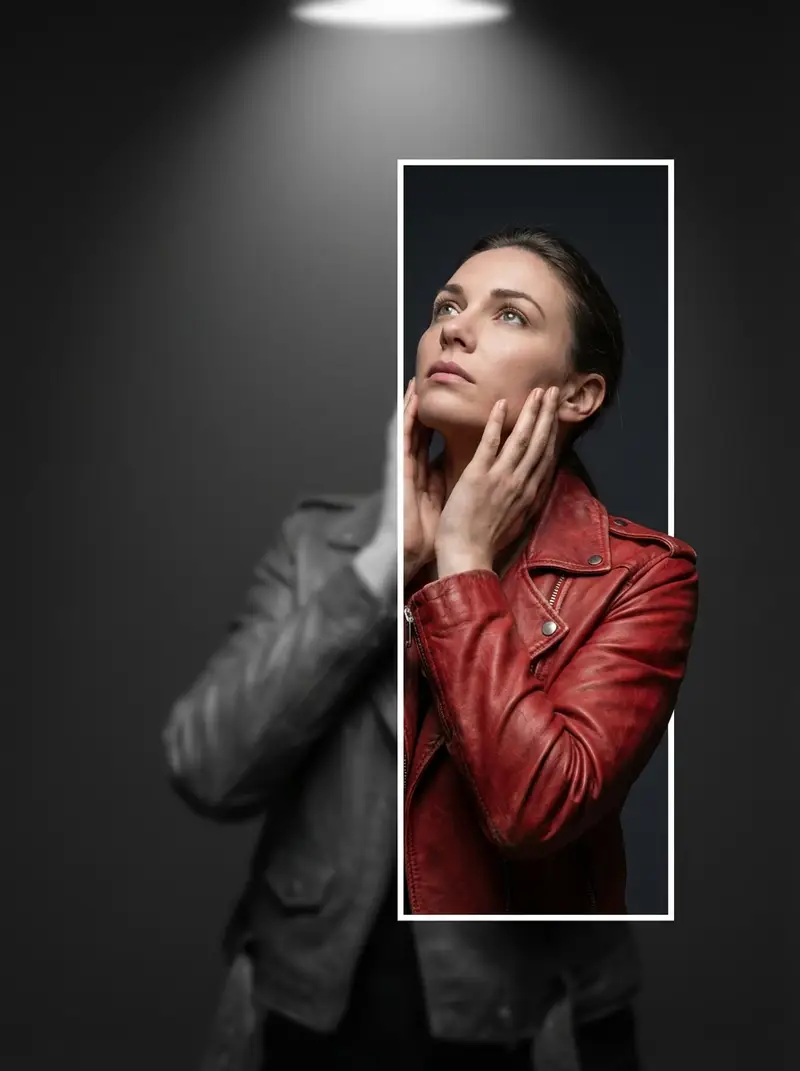 Preview of 3D Breaking Frame Portrait Prompt