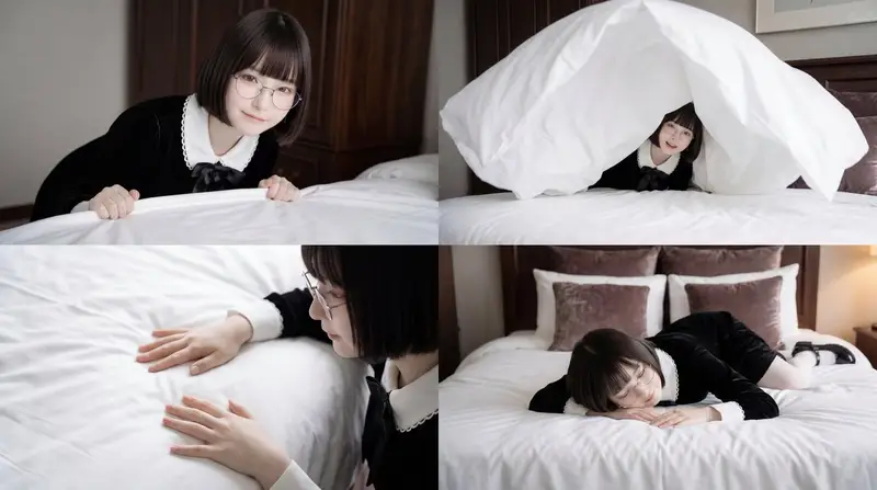 Preview of Cinematic Bed Making Scene Prompt