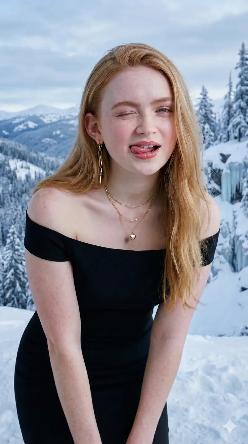 Preview of Ultra-Realistic Studio Portrait with Playful Expression · 2