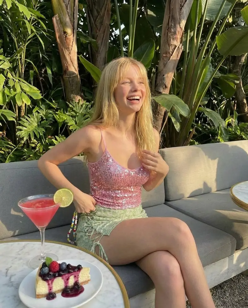 Preview of Golden Hour Tropical Resort Portrait