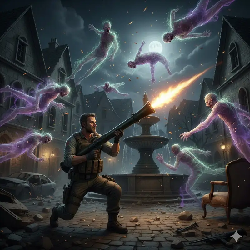 Preview of Resident Evil Rocket Launcher with Ethereal Mobs