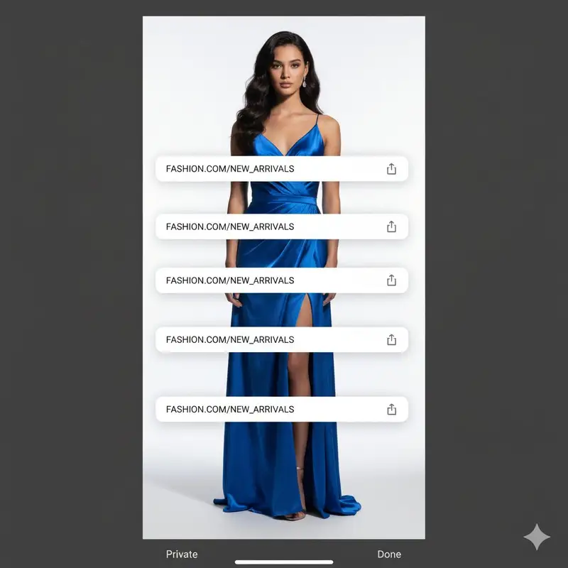 Preview of Studio Portrait with Digital UI Overlay