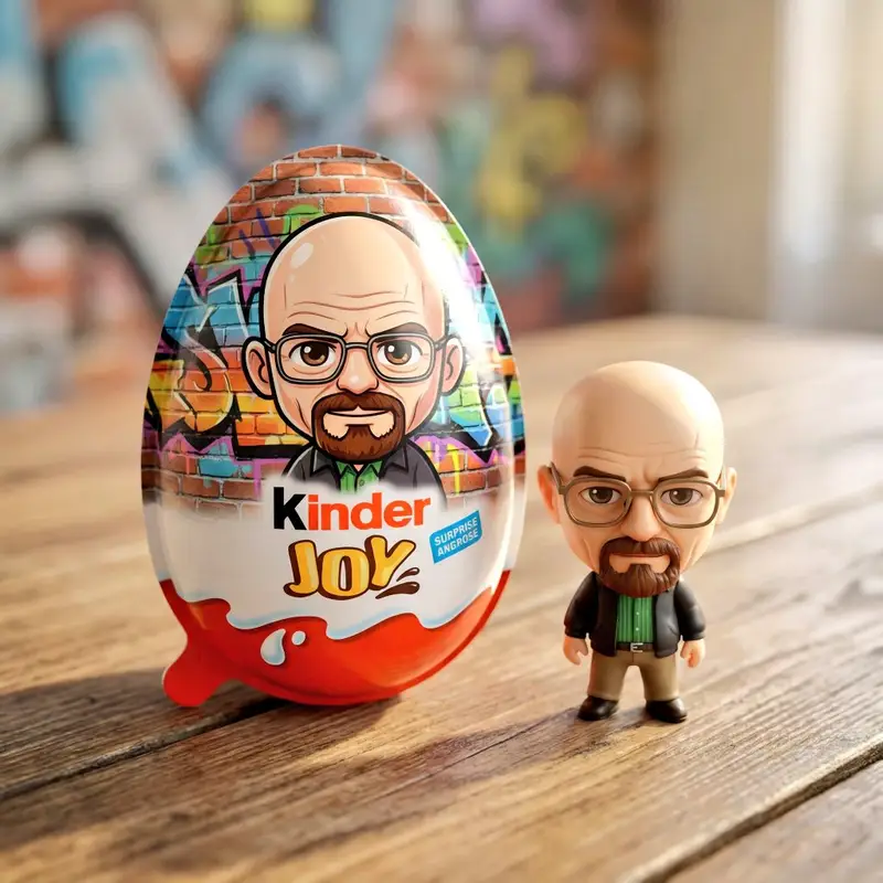 Preview of Hyper-realistic Product Photo of Kinder Joy Egg