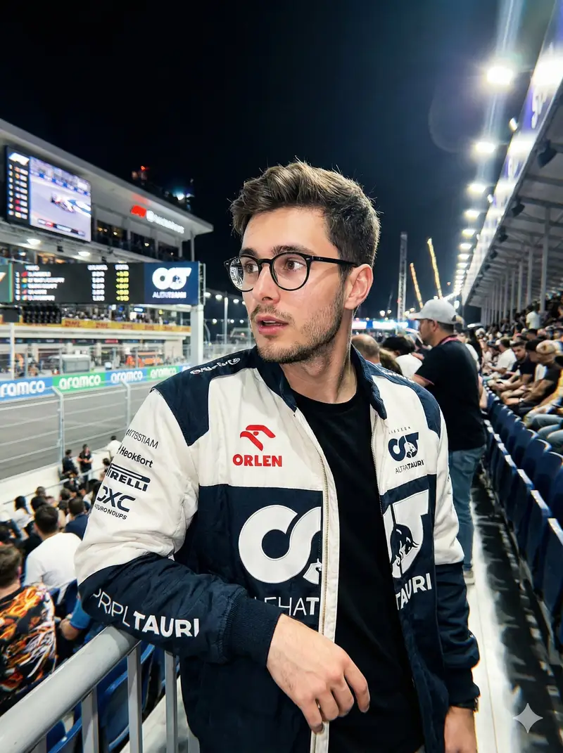 Preview of Hyper-Realistic Candid Night Race Photo with iPhone Flash Aesthetic