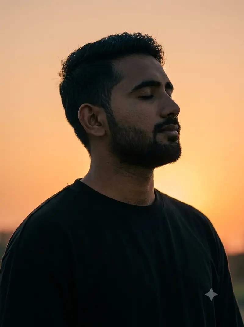 Preview of Golden Hour Silhouette Portrait