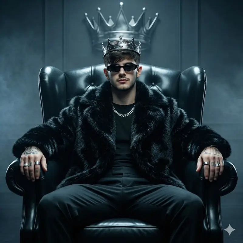Preview of Luxury Fashion Throne Portrait