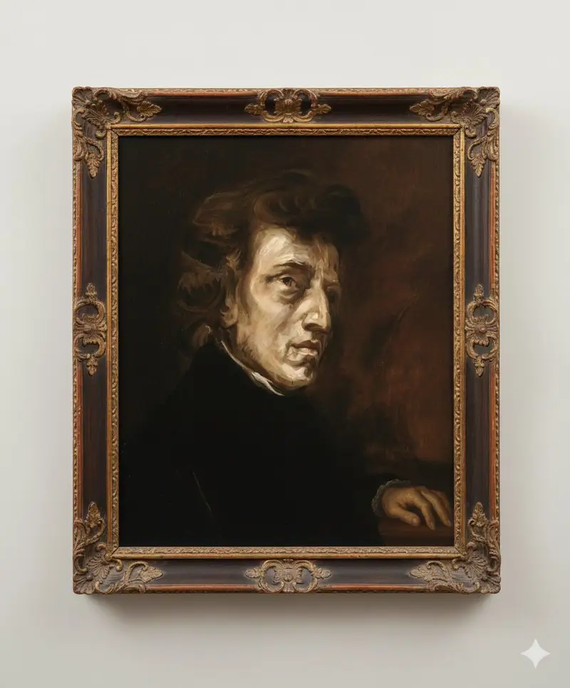 Preview of Image Generation Prompt: Altering a Chopin Painting