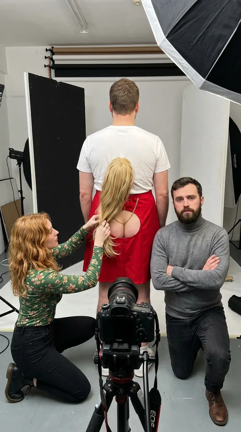 Preview of Humorous Behind-the-Scenes Photography Illusion