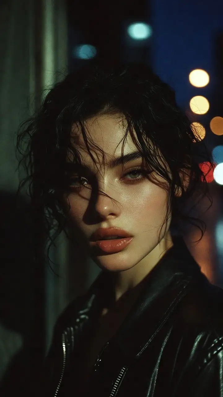 Preview of Moody Cinematic Portrait Prompt for AI Image Generation