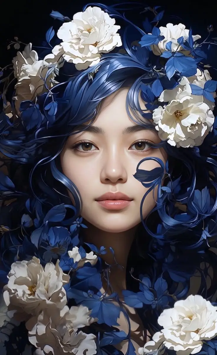Preview of Ethereal Floral Portrait