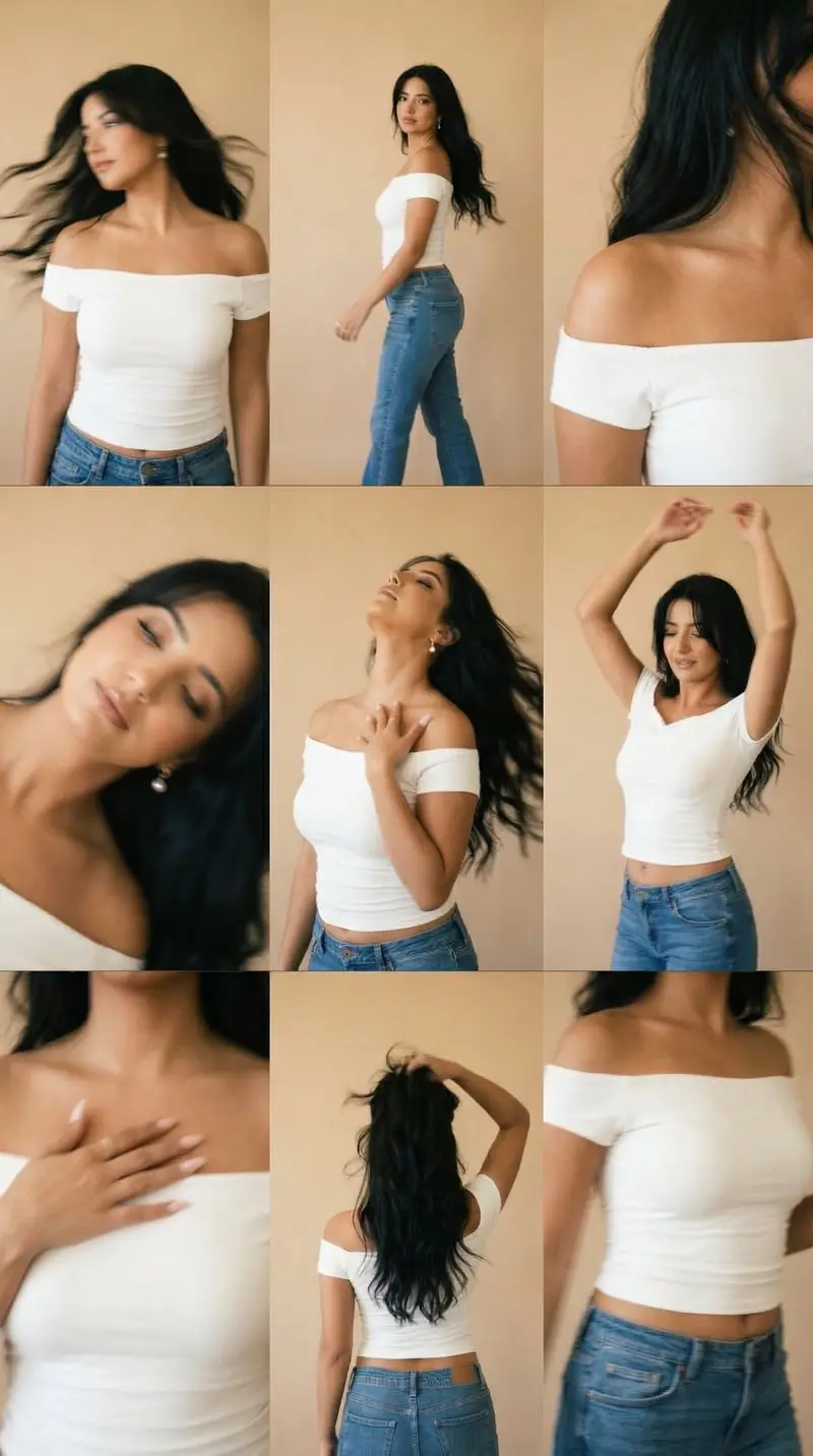 Preview of Lo-Fi Warm Studio Motion Contact Sheet 3x3 Grid
