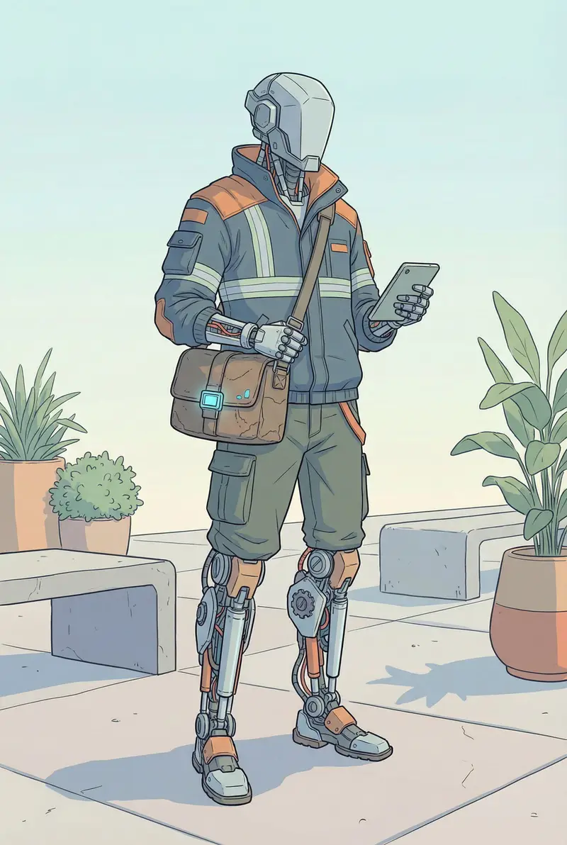 Preview of Humanoid Mech Generator for Urban Life