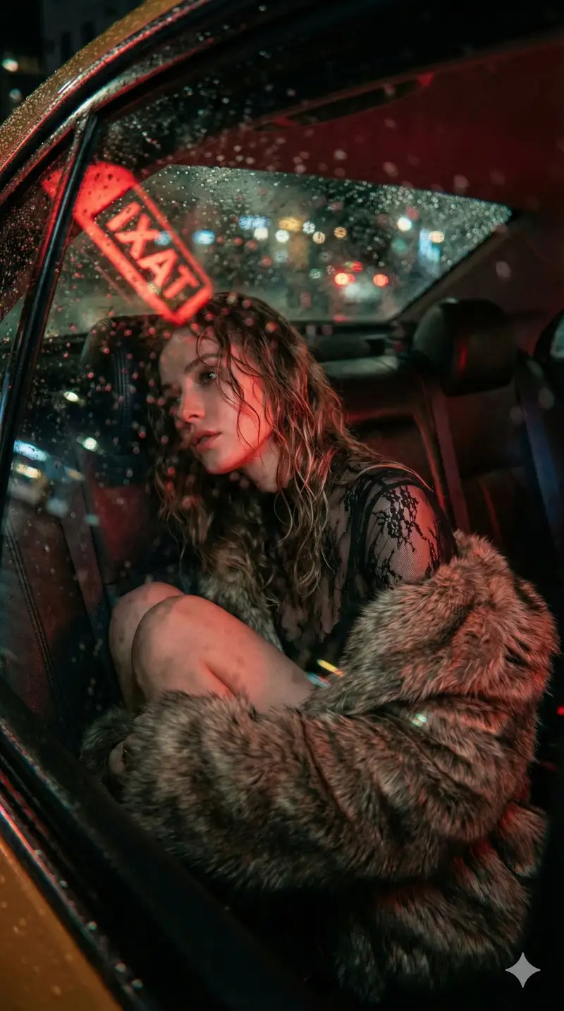 Preview of Cinematic Noir Transit Photography Portrait