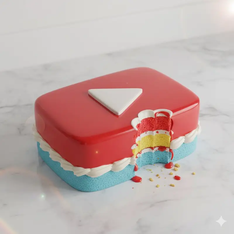 پیش‌نمایش Whimsical hyper-realistic cake illustration prompt