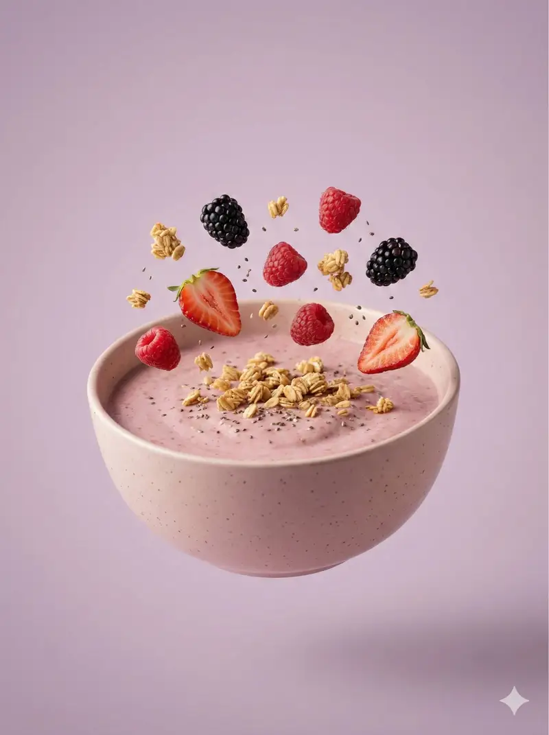Preview of Hyper-Realistic Floating Smoothie Bowl