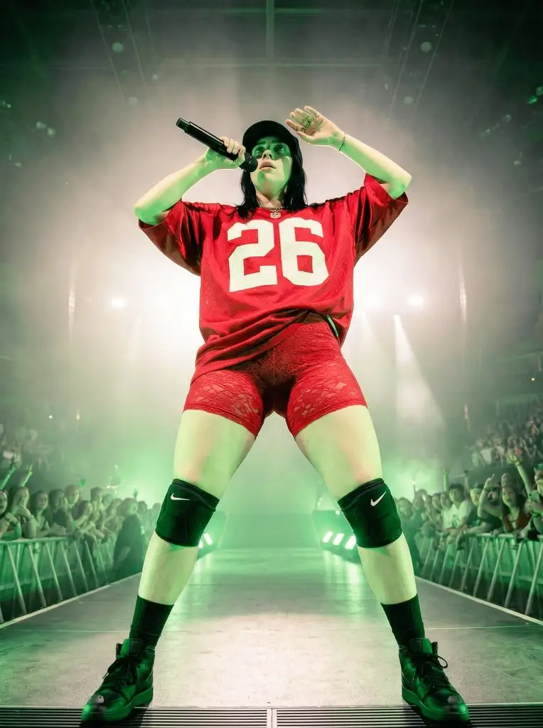 پیش‌نمایش Ultra Realistic Concert Photography of Billie Eilish
