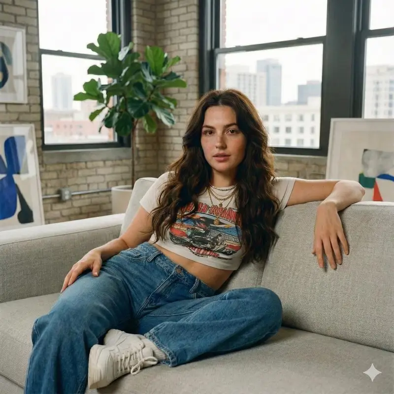 پیش‌نمایش Modern Loft Lifestyle Editorial Portrait Prompt