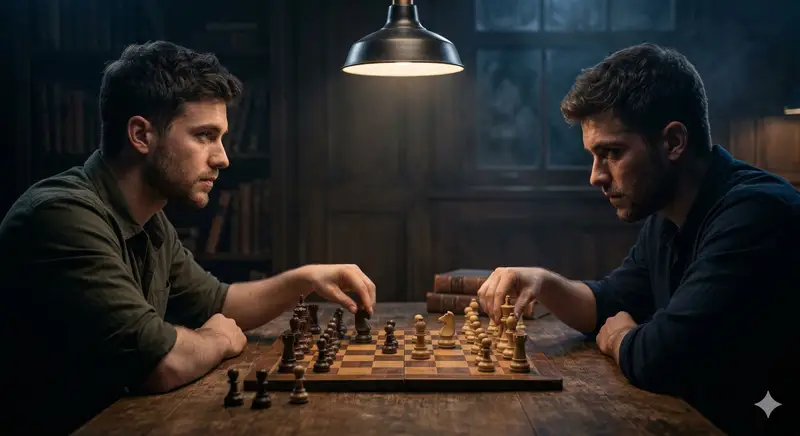 Preview of Ultra-realistic Cinematic Scene of Internal Conflict