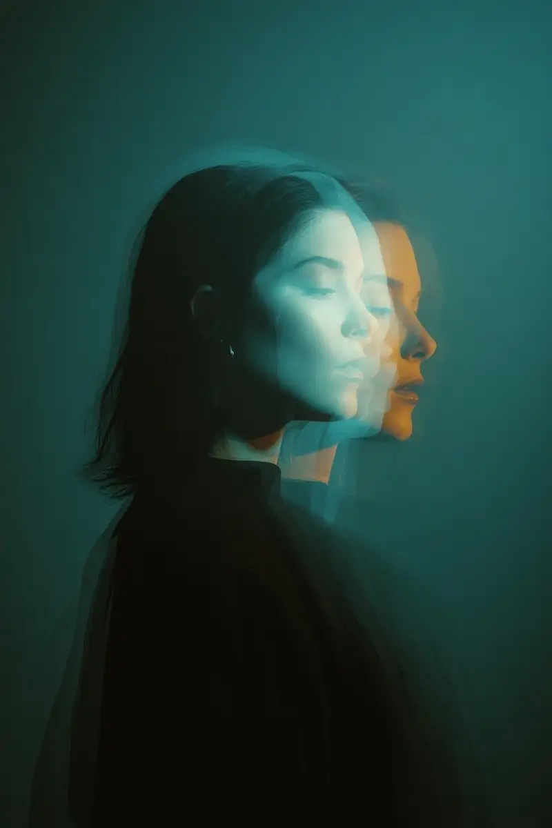 Preview of Cinematic Double Exposure Portrait Prompt for Nano Banana Pro