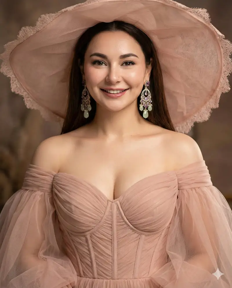 Preview of Couture Portrait of South Asian Woman in Bandage Gown