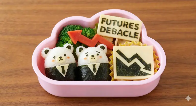 Preview of Kawaii Bento Inspired by Futures Trading Debacle