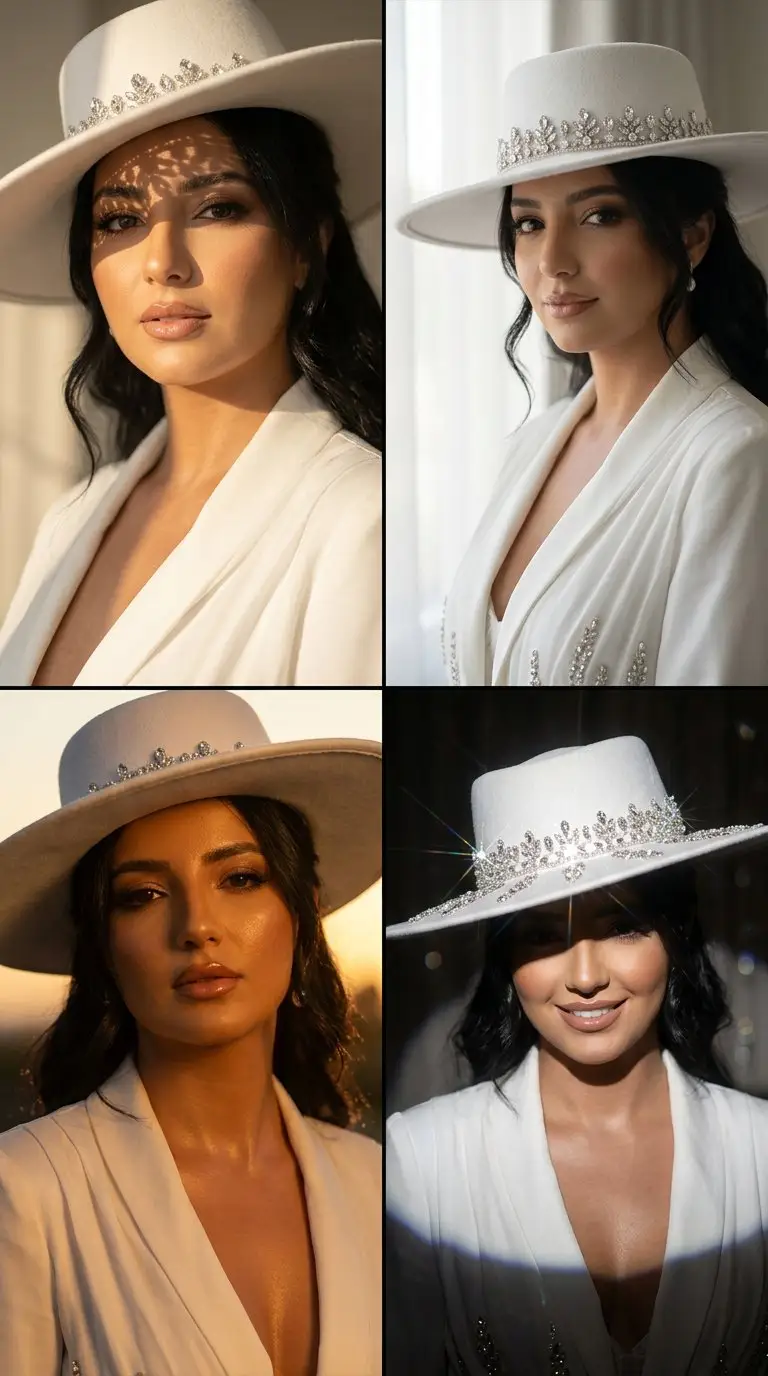 پیش‌نمایش 2x2 Luxury Hat Campaign Grid