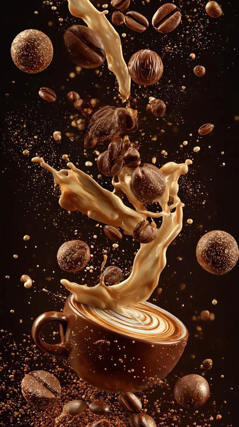 Preview of Ultra-Cinematic Coffee Splash Photography