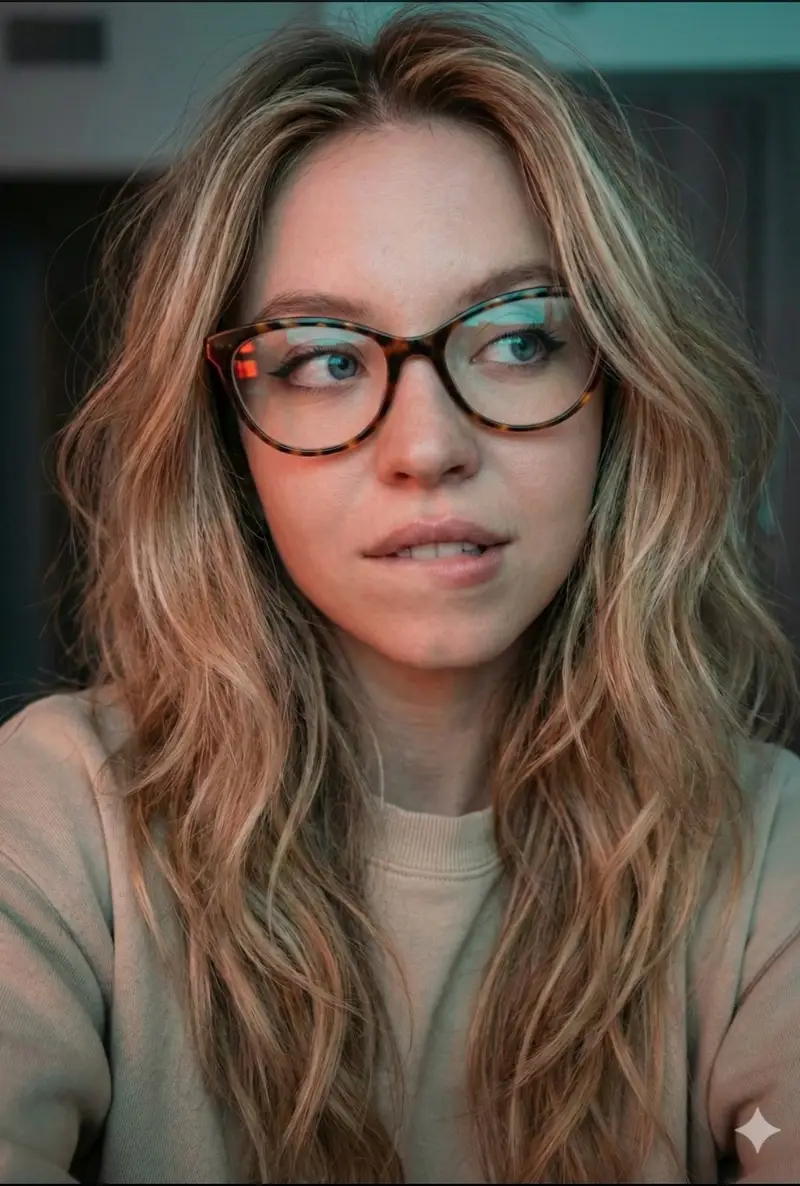 Preview of JSON Prompt for Cinematic Dual-Tone Selfie Portrait