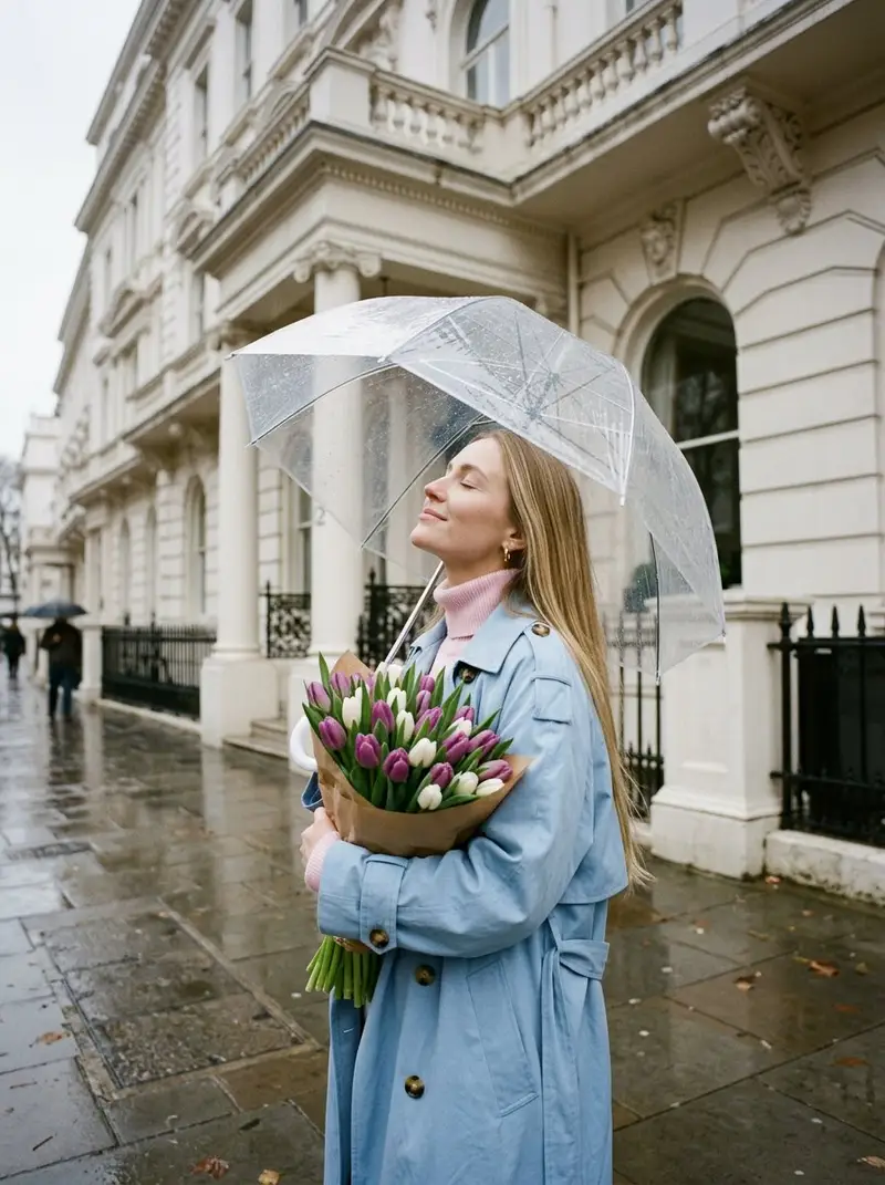 پیش‌نمایش Romantic Rainy City Moment