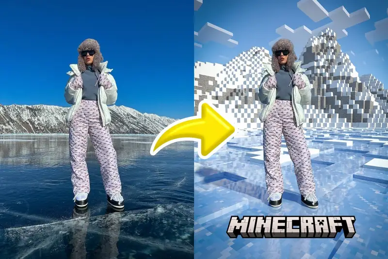 Preview of Minecraft Stylization Prompt