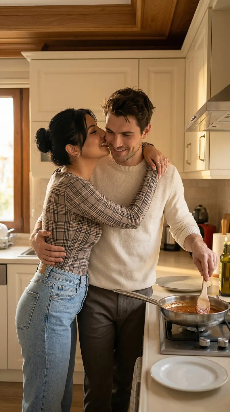 Preview of Romantic Istanbul Kitchen Couple Scene
