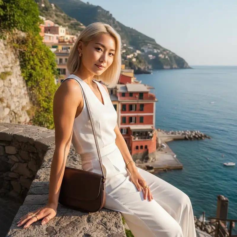 Preview of Quiet Luxury Mediterranean Vacation Portrait