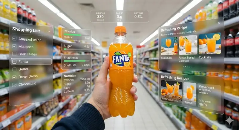 Preview of Hyper-Realistic Mixed Reality Fanta Ad Concept