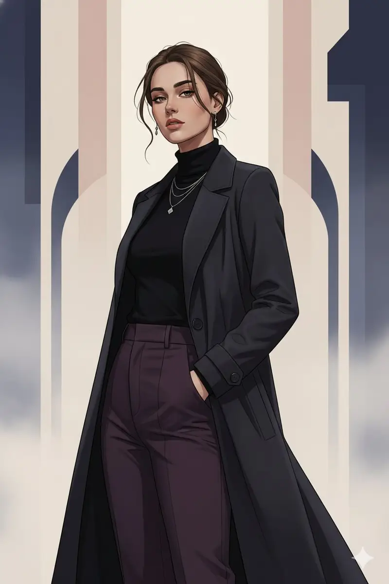 Preview of Gothic K-Drama Fusion Illustration with Identity Preservation