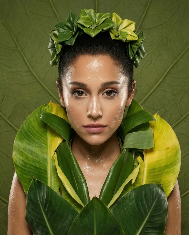Preview of Chlorophyll Avant-Garde Editorial Portrait