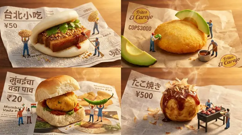 Preview of Miniature Street Food Diorama