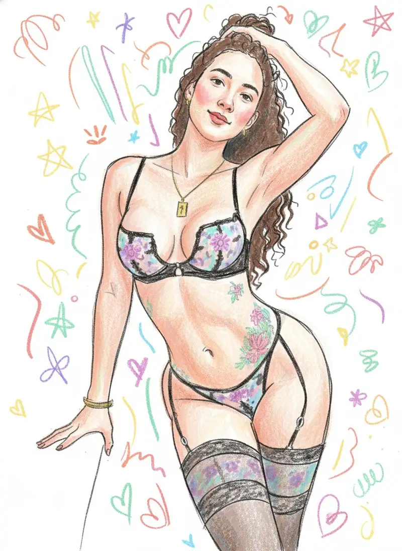 Preview of Scribbly Doodle Illustration Style Prompt