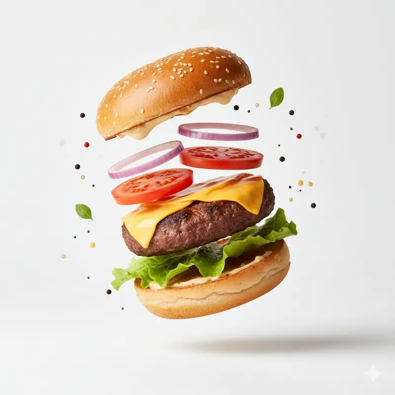 پیش‌نمایش Macro Product Photography for Floating Food