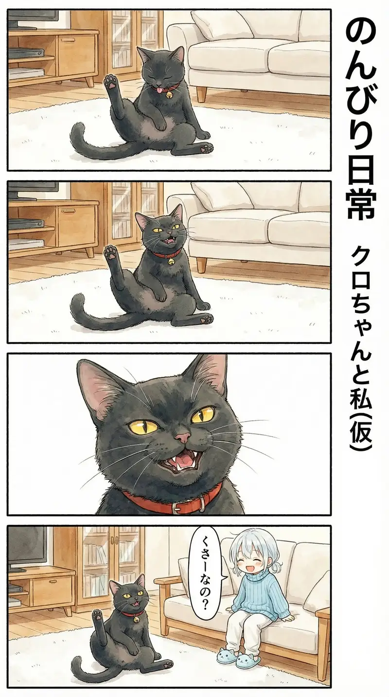 Preview of Flehmen Response AI Manga Panel Prompt
