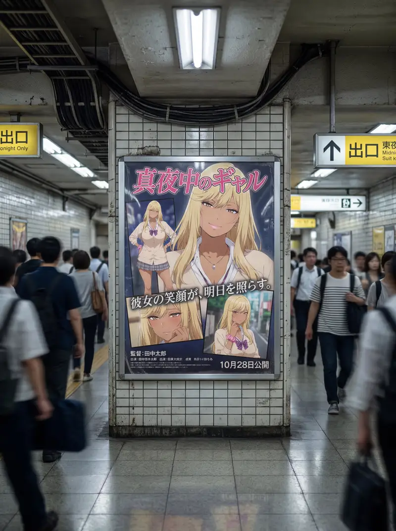Preview of Subway Ad Poster Prompt for Character Image Generation (Portfolio Style)