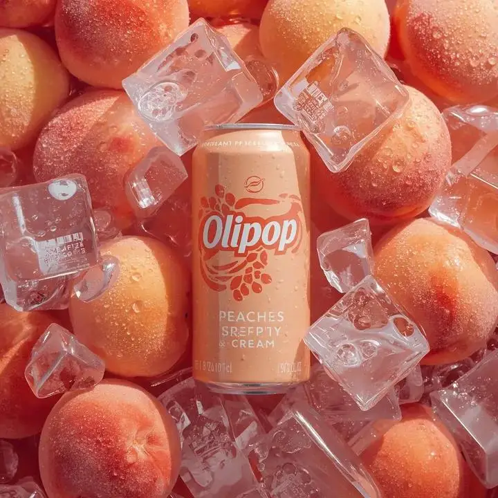 Preview of Ultra-Realistic Product Photography of OLIPOP Soda Can