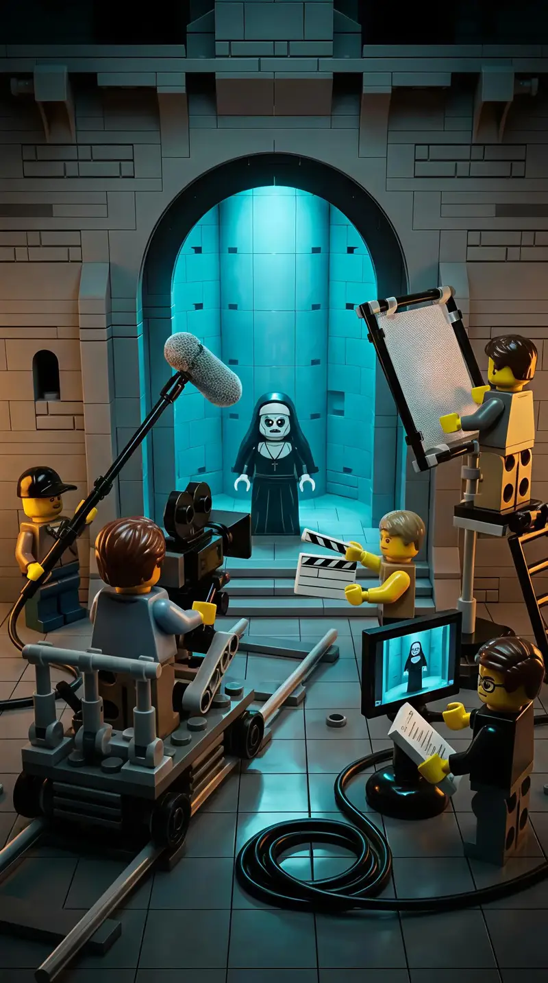پیش‌نمایش LEGO Miniature Diorama of 'The Nun' Horror Film Set