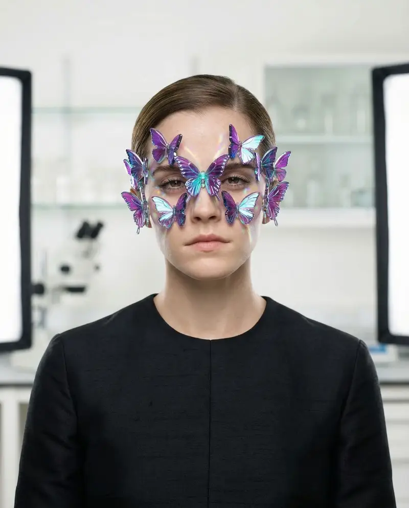 Preview of Surreal High-Fashion Portrait Prompt for Gemini Nano Banana Pro