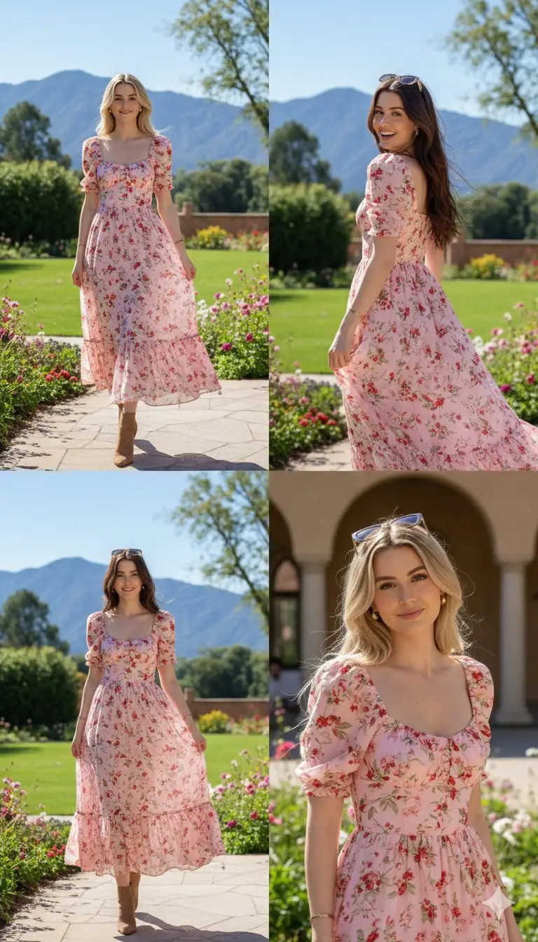 Preview of Photorealistic fashion collage of Polina Gagarina